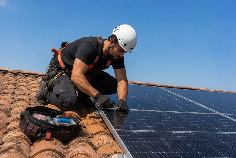 Maintenance et monitoring de panneaux solaires à Larceveau-Arros-Cibits